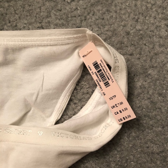 NEW Never Worn Victoria’s Secret WHITE undies - Picture 2 of 3